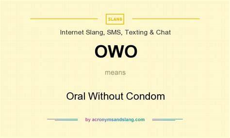 OWO - Oral without condom Whore Wem